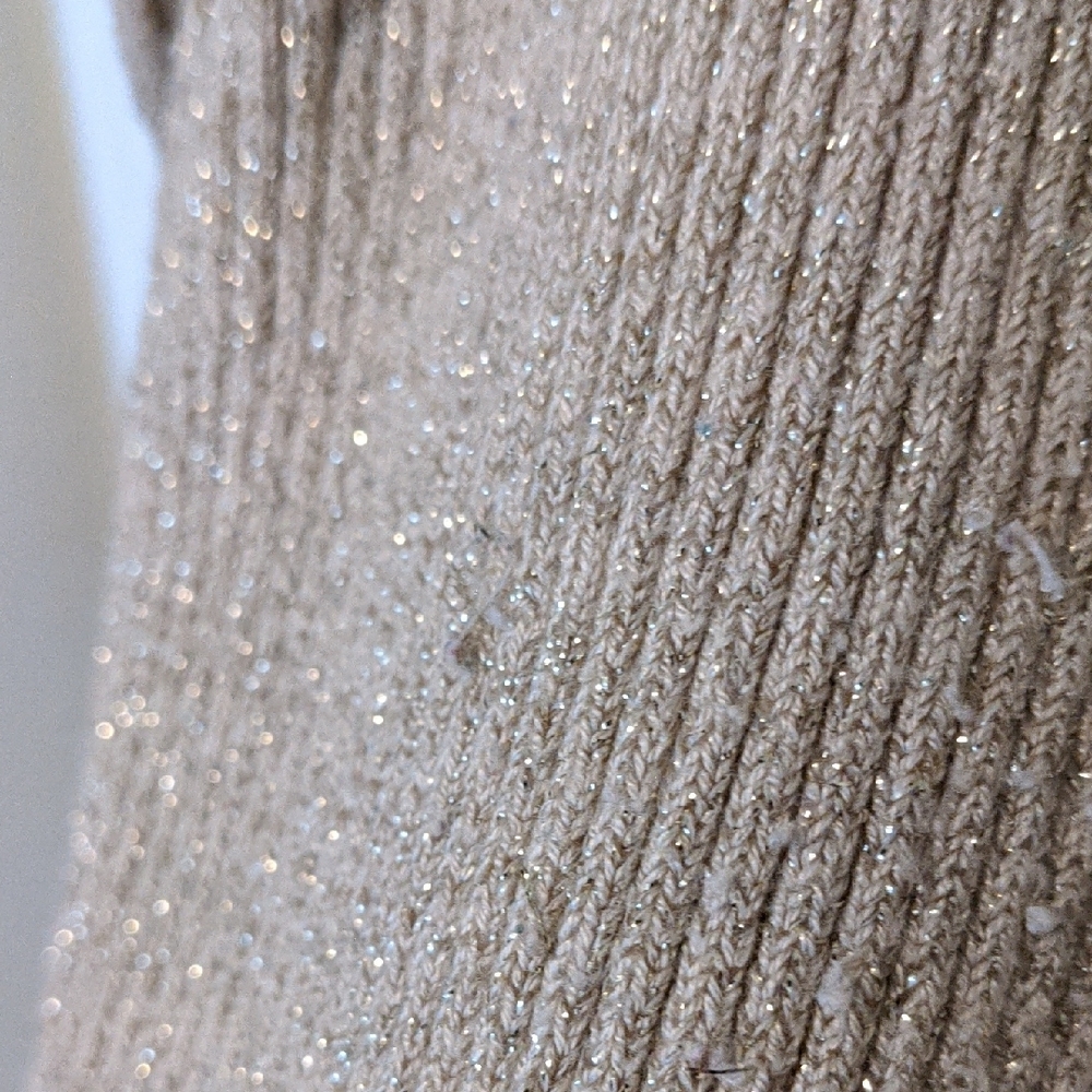 Worthington Shimmering Gold Turtleneck Sweater - Picture 4 of 8